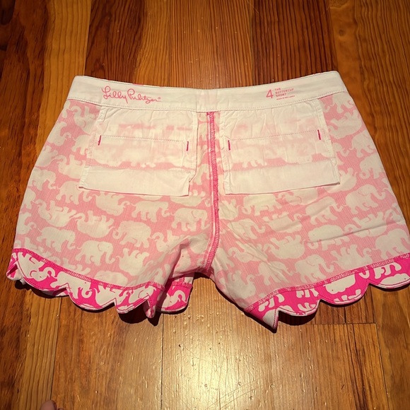LILLY PULITZER BUTTERCUP SHORT IN PINK TUSK IN THE SUN SIZE 4 - Picture 4 of 5